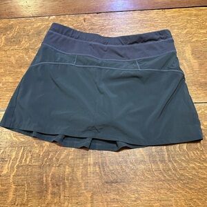 Athleta skort‎ sz small grey zip pocket on back